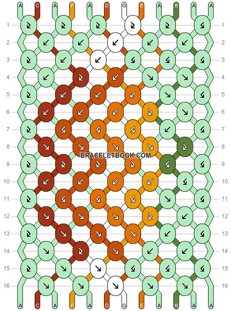 Pumpkin Friendship Bracelet Patterns, Pumpkin Bracelet Pattern, Fall Friendship Bracelets Patterns, Fall Bracelet Patterns, Fall Friendship Bracelets, Harvest Garden, Floss Bracelets, Bracelet Stuff, Diy Braided Bracelet