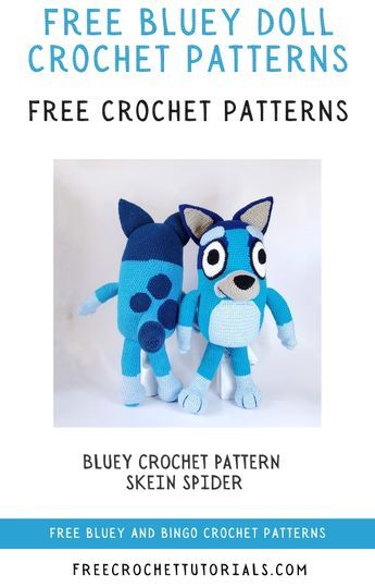 Learn how to make your own Bluey and Bingo dolls using free crochet patterns and step-by-step video tutorials. Crochet Bluey Amigurumi Free Pattern, Crochet Bluey Amigurumi, Crochet Toys Free Patterns, Bluey And Bingo, Crochet Dog Patterns, Crochet Toys Free, Crochet Disney, Crochet Dolls Free Patterns, All Free Crochet