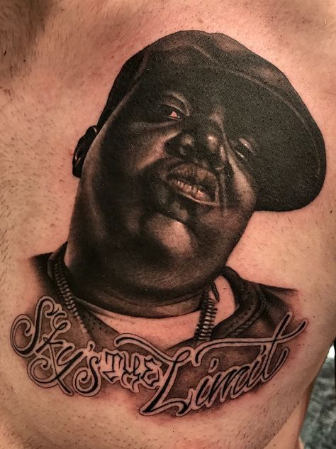 Biggie Smalls Tattoo Ideas, Biggie Tattoo, Biggie Smalls Tattoo, Psalms Tattoo, Psalm Tattoo, Musician Tattoo, Bible Tattoo, Scripture Tattoos, Bible Tattoos