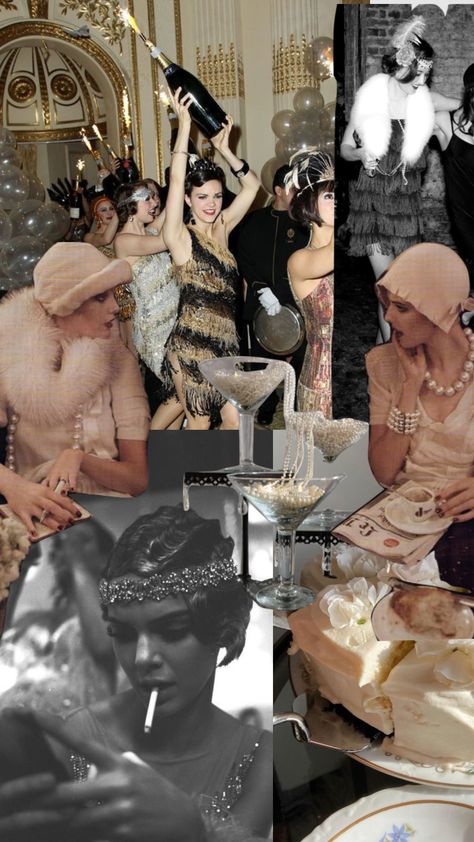 20s.                                                                     #1920s #birthdaycake #birthday #kendaljenner 1920 Party Aesthetic, Flapper Party Roaring 20s, 1920s Flapper Aesthetic, 1920s Party Aesthetic, 20s Aesthetic Fashion, Roaring 30s Birthday Party, 1920s Birthday Party Ideas, 1920s Aesthetic Party, 1920s Birthday Party