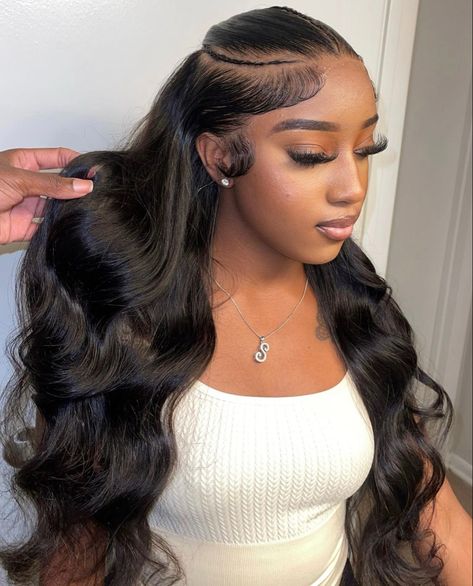 Hair Magic, Frontal Wig Hairstyles, Hair Done, Frontal Hairstyles, Slick Hairstyles, Dope Hairstyles, Hair Ponytail Styles, Hair Laid, H U