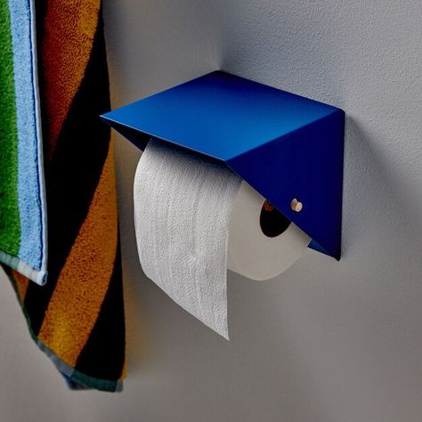 Toilet Paper Holder With Shelf, Best Toilet Paper, Toilet Paper Dispenser, Paper Dispenser, New Toilet, Toilet Roll Holder, Toilet Roll, Mid Century Vintage, Art Of Living