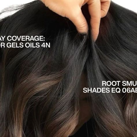 Redken on Instagram: "Color Gels Oils 💛 and Shades EQ 🩷 perfection on this warm balayage. @live_love_dohair shares why "this appointment was for sure the best one yet." 1️⃣ "Believe it or not, she has a lot of resistant grays and the retouch formula covered them flawlessly. I can’t stop talking about how much I love Redken Color Gels Oils." 2️⃣ "The gloss formula we used on her was stunning. It has become a staple for me and I am obsessed!" Give this brunette creation some love in the comments, and let us know your questions about Color Gels Oils, the liquid permanent color that is ammonia-free and contains 2% apricot oil for smoother hair. 💛" Redken Permanent Hair Color Formulas, Redken Color Gels, Warm Balayage, Redken Color, Hair Color Formulas, Hair 2024, Apricot Oil, Permanent Hair Color, Stop Talking