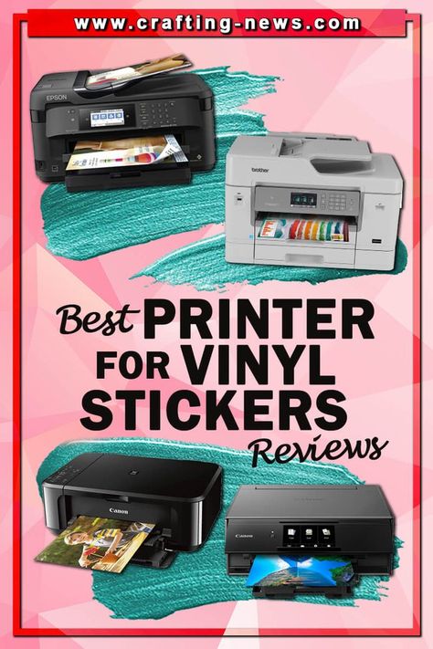 10 Best Printer for Vinyl Stickers 2023 Reviews How To Print Stickers With Printer, Printer For Sticker Business, Sticker Business Ideas, Vinyl Sticker Ideas, Best Inkjet Printer, Decal Printer, Best Printer, Custom Hard Hats, Vinyl Printer