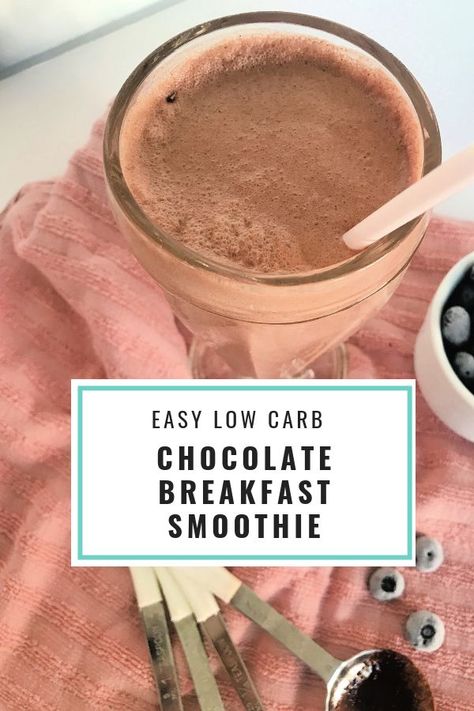 Keto Chocolate Protein Powder Recipes, Chocolate Protein Powder Smoothie, Smoothie Yummy, Chocolate Breakfast Smoothie, Ckd Recipes, Chocolate Protein Smoothie, Keto Breakfast Smoothie, Collagen Recipes, Keto Protein