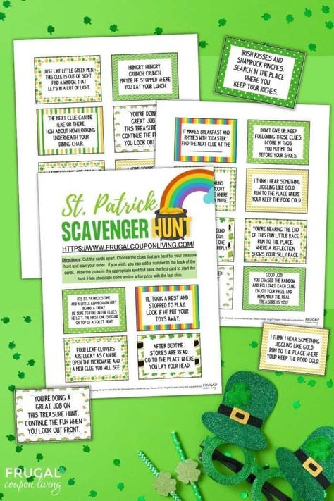 Leprechaun Scavenger Hunt, Treasure Hunt Riddles, Leprechaun Hunt, Scavenger Hunt Riddles, Rhyming Riddles, Treasure Hunt Clues, Scavenger Hunt Clues, The Leprechaun, Scavenger Hunt For Kids