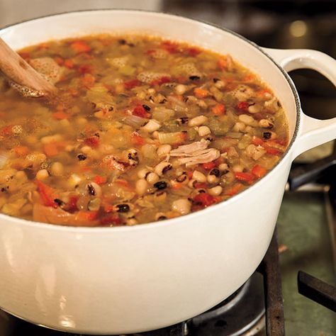 Pioneer Woman Hoppin John Recipe, Hoppin John Recipe With Canned Peas, Hoppin Johns Recipe, Hop N John Recipe Black Eyed Pea, Hop N John Recipe, Hoppin John Soup With Sausage, Hopping John Soup Recipe, Hopping John Soup, Hoppin John Recipe Southern Style Deep South Dish