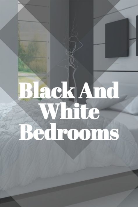 Black and white is a trendy color scheme for any room in your home. The mixture of dark and light accents can create a feeling of clean space. Black and white is an ideal combination for a master bedroom and can be a fun decor choice for a teen's room. Black And White Contemporary Bedroom, Black Gold And White Bedroom Ideas Room Decor, Off White And Black Bedroom, Black And White Bedroom Ideas Modern, Black And White Wall Painting Ideas, Black And White Bedroom Ideas Cozy, Black And White Bedroom Ideas For Teens, Black And White Bedrooms, Black White And Grey Bedroom