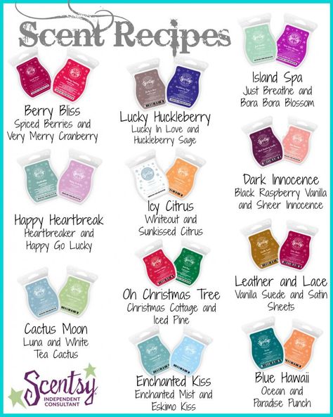 Scentsy Scent Recipes Fall/Winter 2014 http://jessicanelms.scentsy.us Scentsy Mixers, Scent Recipes, Scentsy Pictures, Scentsy Consultant Business, Scentsy Recipes, Scentsy Facebook, Scentsy Marketing, Scentsy Candles, Selling Scentsy