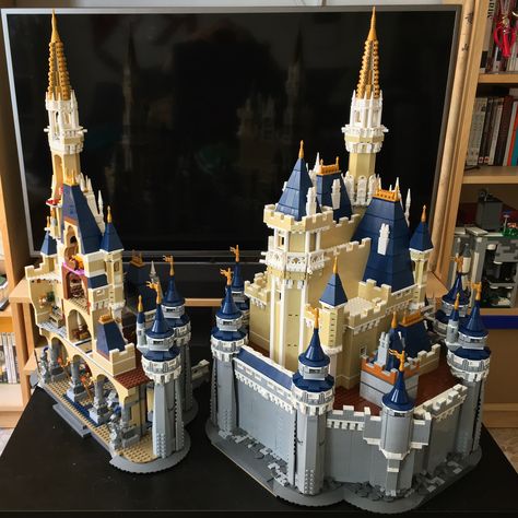 My own Lego Cinderella Castle 360° #4 Lego Cinderella, Lego Wall E, Babysitting Aesthetic, Lego Duplo Animals, Lego Swat, Lego Elves, Castle Building, Lego Disney Princess, Disney Parade