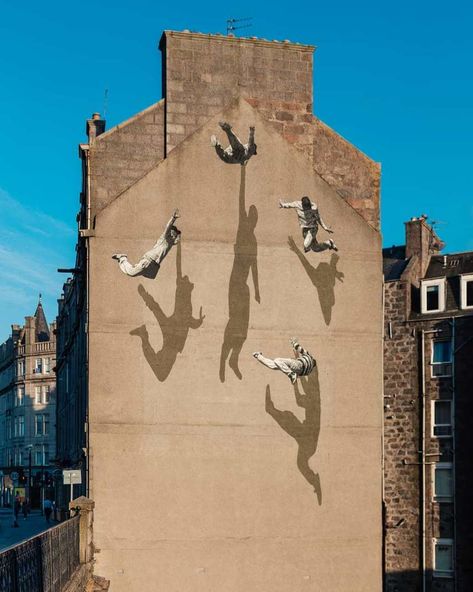 Street Art Illusions, Street Art News, Street Art Utopia, 3d Mural, Aberdeen Scotland, Wall Street Art, Street Mural, Street Painting, 3d Street Art