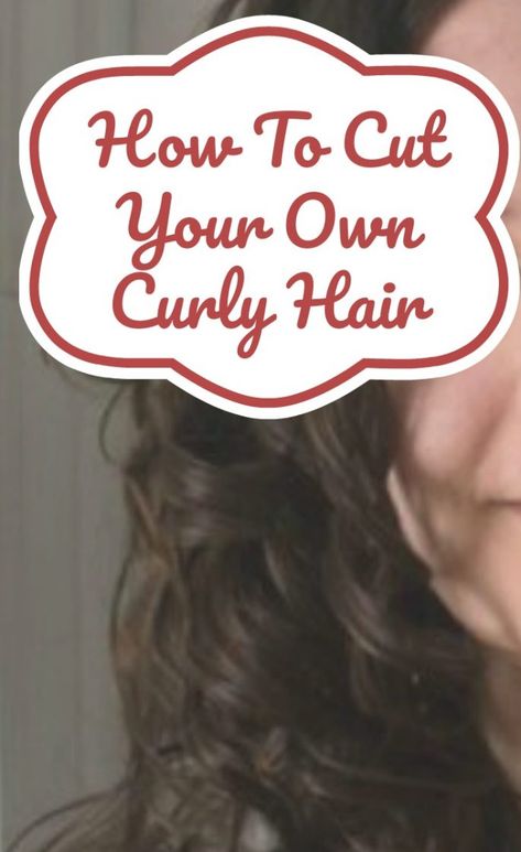 How To Cut Your Own Naturally Curly Hair {Dry Curl Cut At Home} | #curlygirlmethod #devacut #curlygirl #curlyhaircut Curl Cut, Dry Curl, Cut Own Hair, Dry Curly Hair, Layered Curly Hair, How To Cut Your Own Hair, Diy Haircut, Hair Dry, Naturally Curly Hair