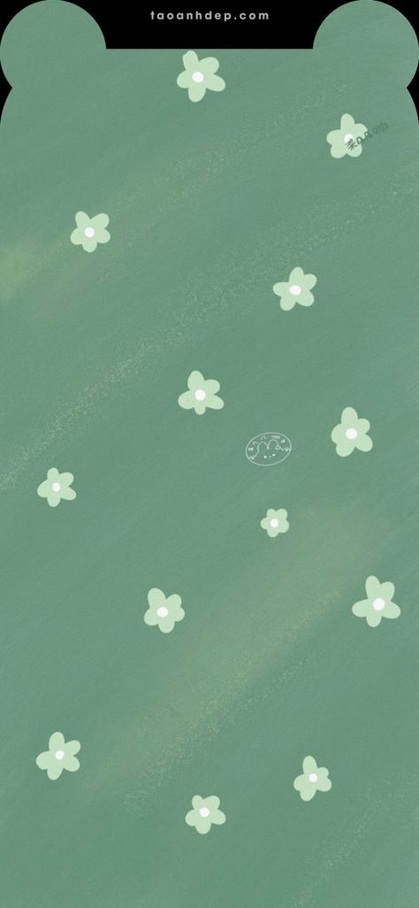 Kawaii Wallpaper Pastel Green, Simple Lockscreen Aesthetic, Green Lockscreen Aesthetic, Bear Ear Wallpaper Iphone, Ear Wallpaper Iphone, Bear Ear Wallpaper, Green Lockscreen, Ear Wallpaper, Green Pics