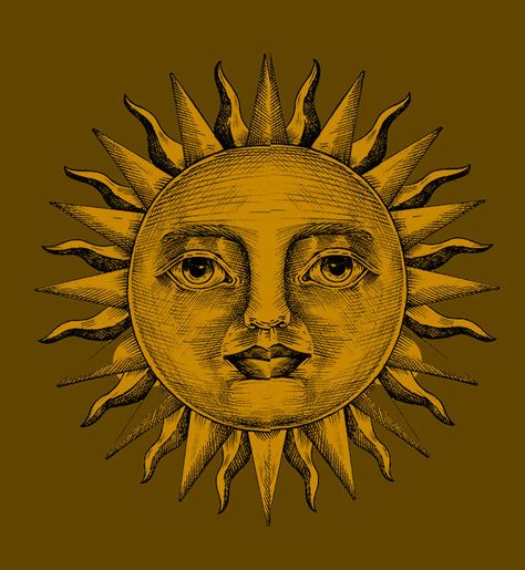 Sun Aesthetic, Sun Logo, Sun Moon Stars, Sun Tattoo, Sun Art, Ios Wallpapers, Vintage Poster Art, Room Pictures, Moon Art