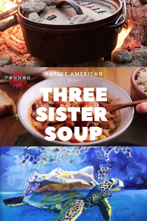 There is an amazing story that goes along with the Three Sister Soup recipe which is very fascinating.  While cooking this amazing simple dish for everyone to enjoy, take a look into the story of the Iroquois People and how this dish was a gift from Sky Woman. 3 Sister Recipes, Native American Soup Recipes, 3 Sisters Soup Recipe, 3 Sisters Soup, Three Sisters Soup, Native Recipes, Sky Woman, Soup Night, Native Quotes