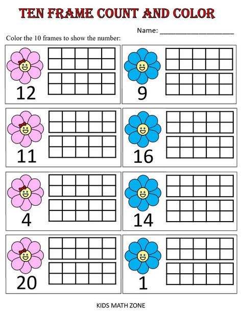 Excited to share this item from my #etsy shop: Ten Frame Counting and Match Numbers (Printable Worksheets) Kindergarten & Pre-K /pdf/ Preschool activities/ #Kindergarten / Grade 1/ Year 1/ #worksheetsforkids #mathworksheets #math #worksheets #mathpractice #homeschoolprintable #preschoolactivity #printablepreschool Fall Math Kindergarten, Counting Activities Kindergarten, Math Counting Worksheets, Ten Frames Kindergarten, Frame Printable, Counting Worksheets, Fall Math, Free Kindergarten Worksheets, Kindergarten Worksheets Printable