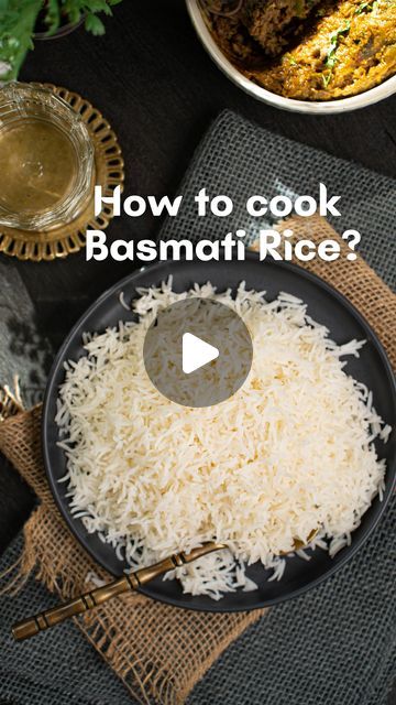 Bastami Rice Dishes, How To Cook Basmati Rice In Rice Cooker, How To Make Basmati Rice, Balsamic Rice Recipes, How To Cook Basmati Rice On The Stove, How To Cook Basmati Rice, Rice Curry Recipes, Basmati Rice Recipes Indian, Indian Rice Recipes Basmati