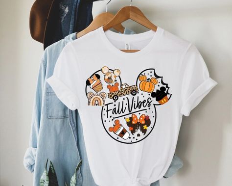 Disney October Family Shirts, Thanksgiving Disney Shirts For Family, Fall Disney Shirt, Cute Fall Disney Outfits, Disney Fall Shirts, Thanksgiving Disney Shirts, Fall Disney Shirts, Disney October Outfits, October Disney Outfits