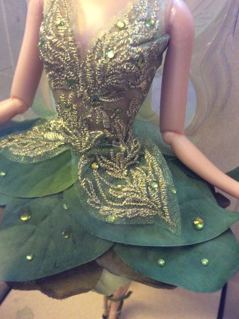 Tinkerbell Cosplay, Tinkerbell Doll, Tinkerbell Dress, Tinkerbell Costume, Tinker Bell Costume, Fairy Clothes, Ballet Costumes, Fairy Fashion, Disney Costumes