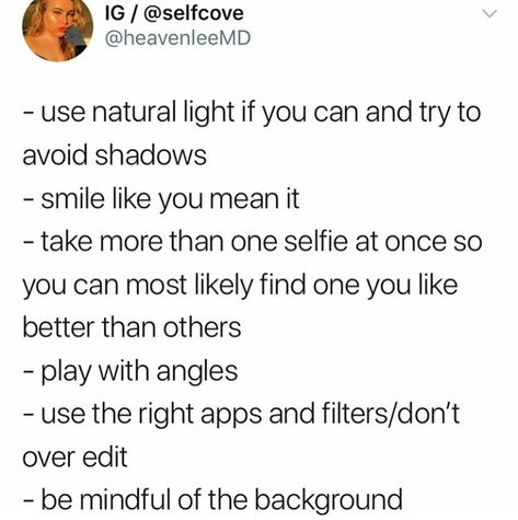 How to take a good selfie How To Take Better Selfies, How To Take Better Pictures, How To Take Good Selfies, How To Take A Good Selfie, Modelling Poses, Pic Tips, Better Selfies, Selfie Tips, Photo Hacks