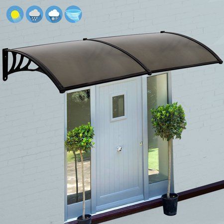 Outdoor Window Awnings, Front Door Awning, Window Canopy, Door Overhang, Awning Ideas, Door Awning, Window Awning, Outdoor Window, Outdoor Awnings