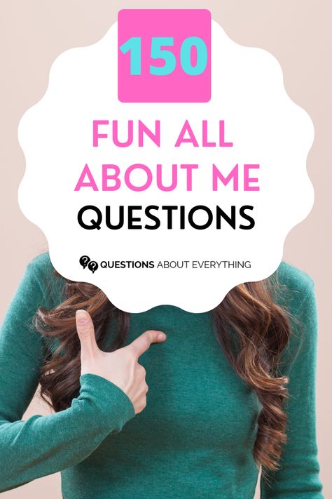 3 Things About Me, Random Facts About Me Questions, Facts About Me Questions, Get To Know Me Questions, Things To Know About Me, Silly Questions To Ask, All About Me Questions, Questions To Ask Friends, Conversation Games