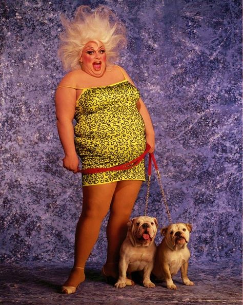 Divine!= excitement Happy National Dog Day, John Waters, Actrices Hollywood, English Bulldogs, Club Kids, Foto Art, Shooting Photo, Rupaul, Famous Celebrities