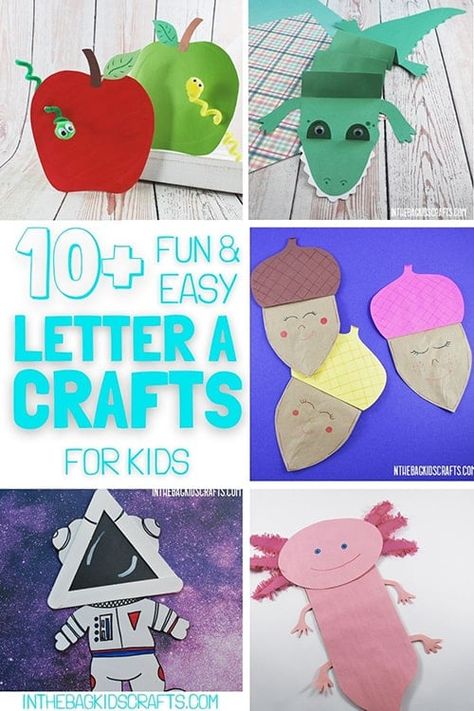 Letter A crafts The Letter A Crafts Preschool, Letter A Craft For Preschool, A Letter Activities For Preschool, Preschool Crafts Letter A, Preschool Letter A Crafts, Letter A Crafts For Toddlers, A Crafts For Preschool, Letter A Crafts For Preschoolers, Letter A Crafts For Preschool