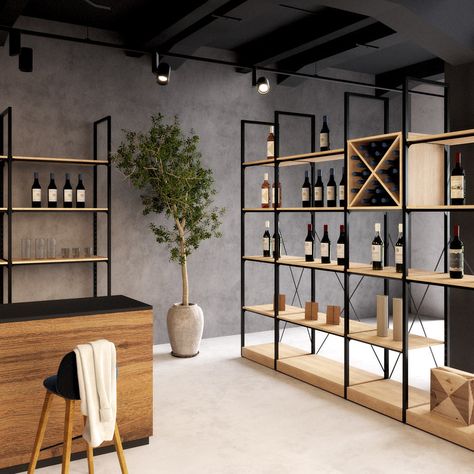 Wine Shelf Addison | Modular wine rack | Mandai Design – Mandai-Design Shop Shelving, Wine Shelf, Free Standing Shelves, Shelving Solutions, Wine Shelves, Retail Shelving, Bottle Display, Standing Shelves, Modular Shelving