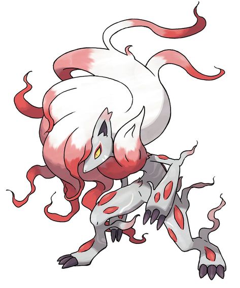 Hisuian Zoroark Art from Pokémon Legends: Arceus #pokemonlegendsarceus #pokemonlegends #pokemon #pokemonart #art #creaturedesign Hisuian Zoroark, Flareon Pokemon, Pokemon Zoroark, Zoroark Pokemon, Ghost Type Pokemon, Ghost Type, Wild Pokemon, Pokemon Oc, Type Pokemon