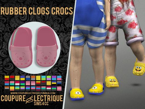 Sims4 Shoes, Ts3 To Ts4, Toddler Cc Sims 4, Clogs Crocs, Sims 4 Toddler Clothes, Alpha Cc, Sims Baby, Sims 4 Traits, Sims 4 Cc Kids Clothing