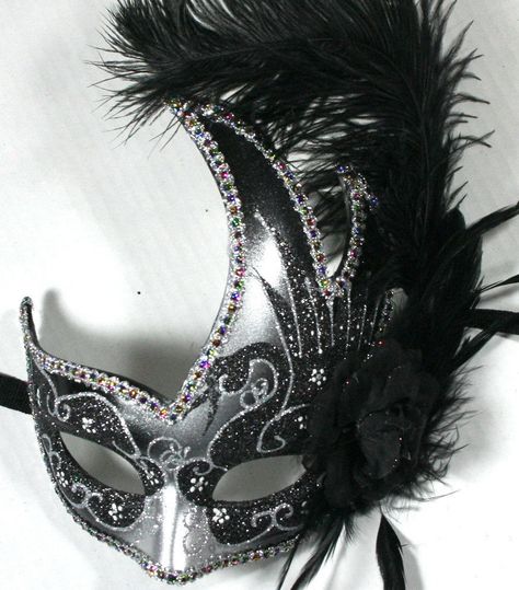 Masquerade Mask Diy, Black Masquerade Mask, Lace Masquerade Masks, Masquerade Ball Party, Venetian Masquerade Masks, Dragon Mask, Halloween Costume Mask, Feather Mask, Venetian Masquerade