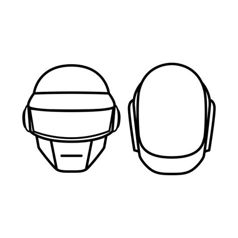 Punk Minimalist Tattoo, Daft Punk Tattoo, Daft Punk Art, Punk Doodles, Punk Tattoo Ideas, Techno Art, Daft Punk Helmet, Punk Drawing, Punk Logo