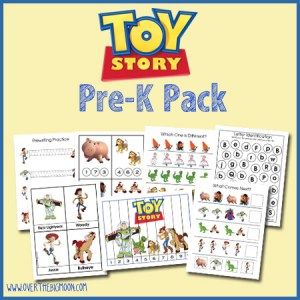 Pre-K Packs Disney Activities, Disney Classroom, Toy Story Theme, Pattern Sheet, Big Moon, Story Activities, Pre K Activities, Toy Story Birthday, Toy Story Party