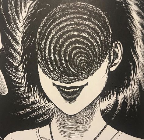 Uzumaki Manga Panels, Junji Ito Icons, Pfp Icons Aesthetic, Uzumaki Manga, Ito Junji, Wallpaper Background Design, Horror Drawing, Cute Seals, Manga Pfp