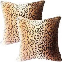 African Themed Living Room, Cheetah Skin, Animal Print Throw Pillows, Zebra Pillows, African Jungle, Leopard Pillows, Fur Decor, Yellow Throw Pillows, Faux Fur Pillow