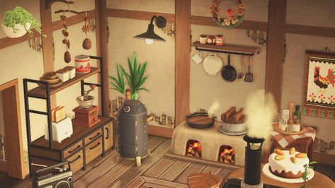 Acnh Living Rooms Ideas, Witchy Kitchen, Kitchen Cottage, Acnh Cottagecore, Ac New Leaf, Japanese Kitchen, Animal Crossing Pocket Camp, Animal Crossing Game, Pretty Animals