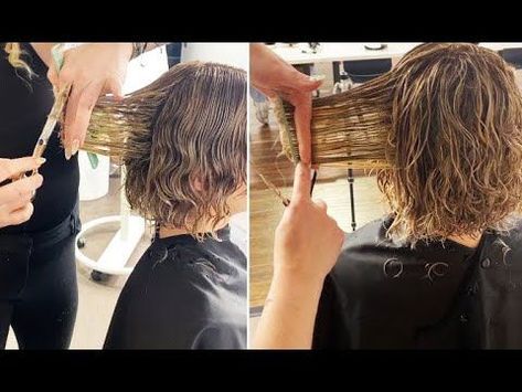 Beautiful Curly Bob Hairstyles for Every Face Shape Curly Bob Tutorial, Kitty Cut Curly Hair, Diy Curly Bob Haircut, Diy Short Curly Haircut At Home, How To Trim Curly Hair At Home, Shoulder Length Curly Bob Hairstyles, Natural Curly Bob Hairstyles Medium, Shoulder Length Hair Cuts With Layers Curly, 2b Curly Hair Haircuts Short