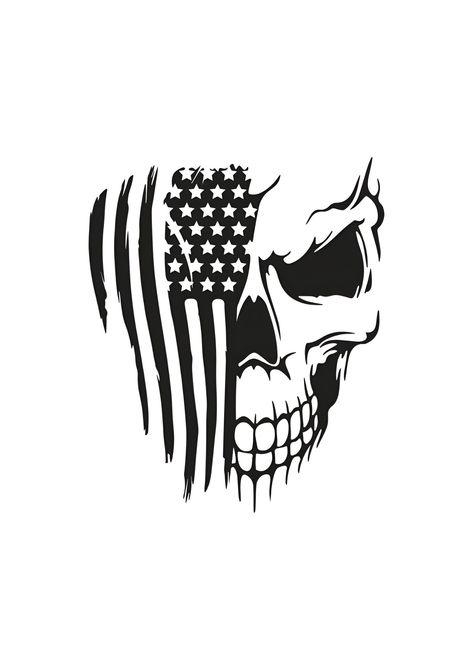 Miniature Youtube, Skull Flag, Svg Skeleton, American Flag Svg, Skeleton Svg, Vehicle Decor, Flag Svg, Flag Decal, Car Decals Vinyl