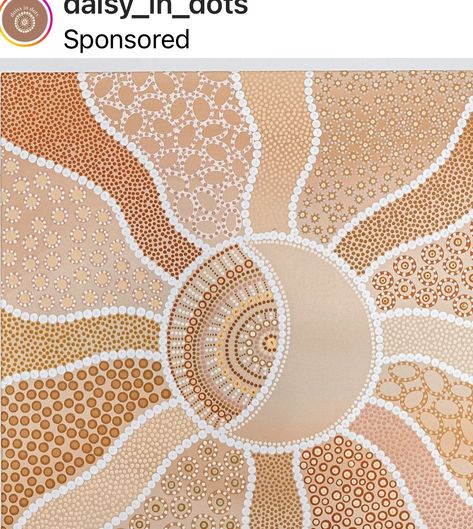 Indigenous Dot Painting, Aboriginal Dot Painting Ideas, Modern Aboriginal Art, Contemporary Aboriginal Art, Study Artwork, Aboriginal Art Dot Painting, Painting Simple, Aboriginal Dot Painting, Aboriginal Dot Art