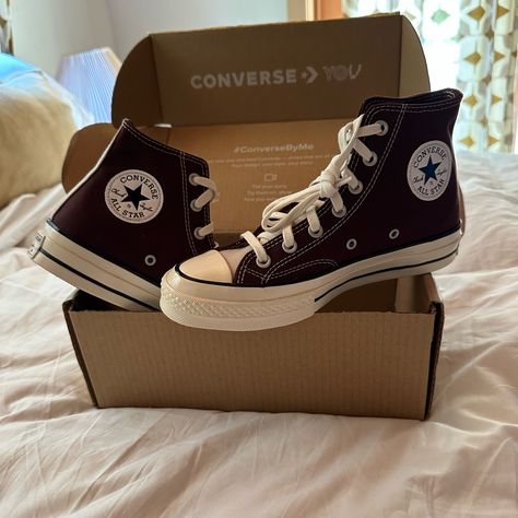 Vintage Cream! Custom!!! Never Worn Downtown Girl Shoes, Retro Converse, Cute Converse Shoes, Cool Converse, Brown Converse, Converse Aesthetic, Cute Converse, Crocs Fashion, Shoe Wishlist