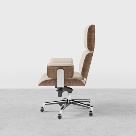 Modern White Home Office Chair Upholstered Swivel Task Office Chair Height Wooden Office Chair, White Home Office, Wood Office Desk, Sectional Sofa With Recliner, Best Office Chair, Home Office Chair, Office Chair Design, Wooden Sofa Set, Modern Office Chair