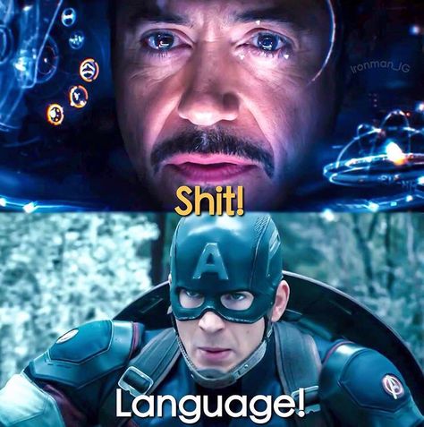 Avengers Age Of Ultron - Captain America language funny Captain America Language, Avengers Names, Marvel Avengers Bedroom, Avengers Fan Art, Avengers Quotes, Baby Avengers, Avengers Pictures, Avengers Party, Avengers Cast