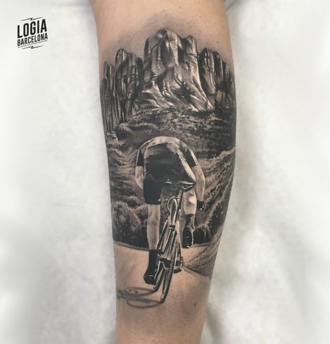 Matterhorn Tattoo, Mountain Sleeve Tattoo, Ironman Triathlon Tattoo, Cycling Tattoo, Triathlon Tattoo, Iron Man Tattoo, Bicycle Tattoo, Spartan Tattoo, Bike Tattoos