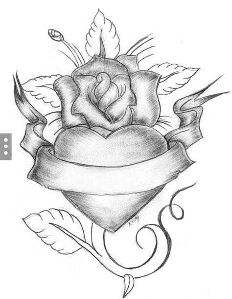 De un amor fuerte y duradero nace una bella flor inquebrantable. Rose Pencil Sketch, Heart Pencil Drawing, Drawing Heart, Pencil Drawing Images, Sketches Of Love, Drawing Hands, Drawing Hair, Rose Drawing, Heart Drawing