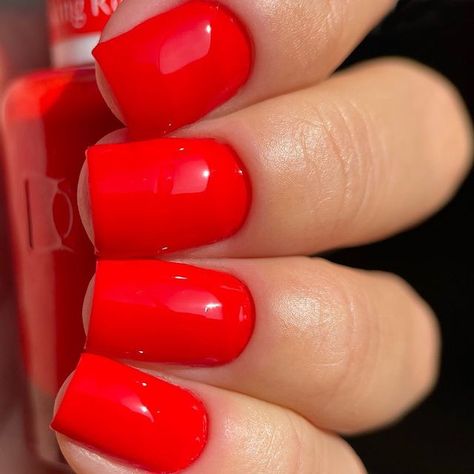 @giueosesmaltes on Instagram: "(PR) 474 Striking Red by @dndgel is 🔥🔥🔥🔥 so juicy 🥹 amazing formula as always. I did 2 and a top coat. I believe DND is having sale right now on their website 💜 209/2022 #dndgel #rednails #dndgel474 #dndgelstrikingred #dndgelpolish #dndgelpolishstrikingred #dndgel474strikingred #nagellack #nails #nailsnailsnails #esmaltes #unhasfeitas #nails💅 #nailsofinstagram #nailsoftheday #nailsofig #notd #nailsonfleek #nailsobsession #nailsofinsta #nailpolishcollector #n Striking Red Dnd, Dnd Lucky Red, Dnd 430 Ferrari Red, Dnd 474 Striking Red, Dnd Ferrari Red Nails, Dnd Red Gel Polish, Dnd Red, Simple Glam, Nails Toes