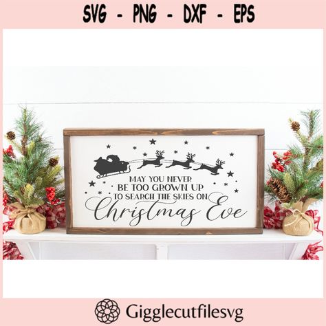 Look At The Sky, Porch Signs, Grown Up, Christmas Projects, Holiday Decorations, Christmas Eve, Diy Christmas, The Sky, Chalkboard