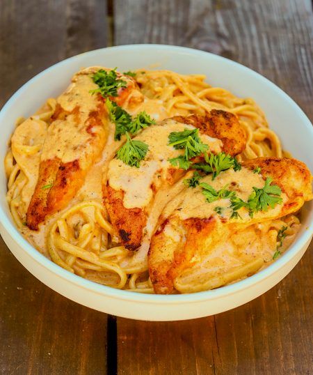 Chicken Lazone - Tony Chachere's Cajun Shrimp Dip, Chicken Lazone Pasta, Gumbo Recipe Easy, Chicken Lazone, Seafood Gumbo Recipe, Pasta Ideas, Shrimp Dip, Creole Cooking, Cajun Pasta