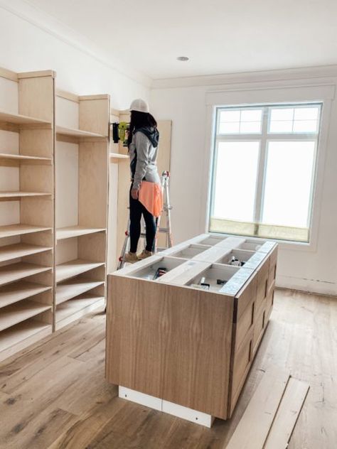 DIY Plywood Closets! | Start at Home Decor Diy Plywood Closet, Plywood Closet, 4th Of July Painting, Plywood Wardrobe, Diy Master Closet, Diy Closet System, Diy Custom Closet, Master Closet Design, Closet Planning