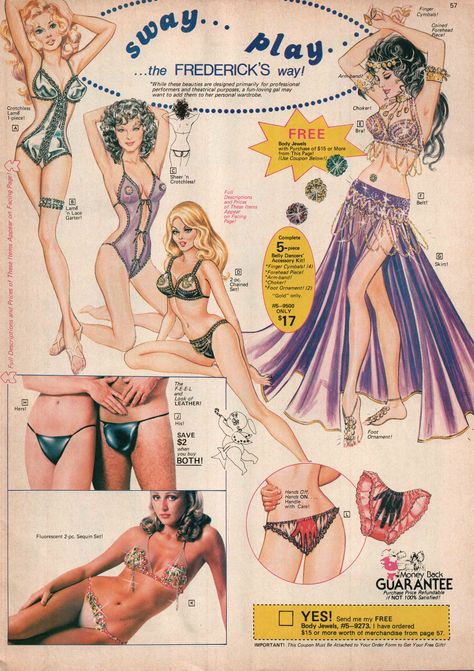 Frederick's Of Hollywood Ads, Vintage Fredericks Of Hollywood Ads, 70s Magazine Fashion, 60s Advertisements, Retro Advertisements, Frederick’s Of Hollywood, Fashion Illustration Collage, Style Bundle, 70s Inspired Fashion